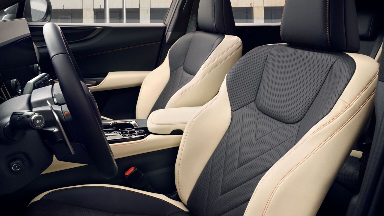 Lexus NX drivers seat and passenger seat 