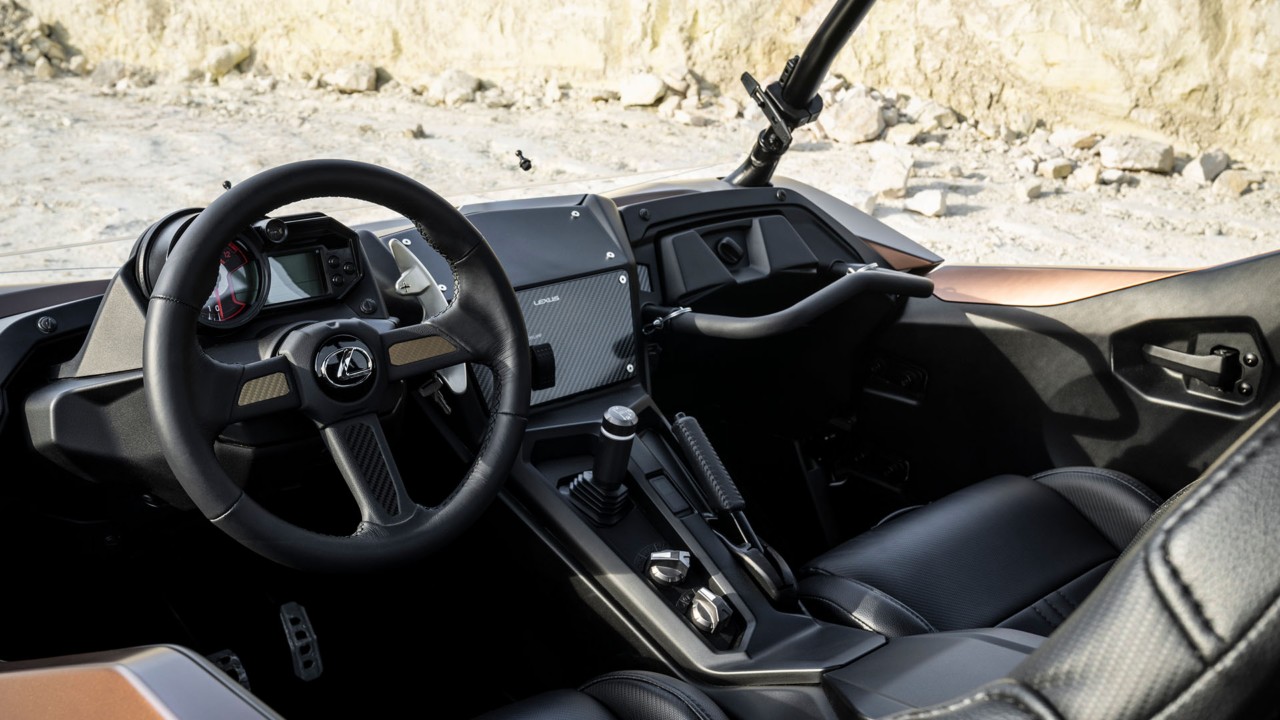 Lexus ROV Concept car's interior 